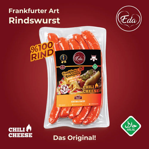 Box : 12er-Pack Rindswürste + 1 Flasche Ölsprüher gratis